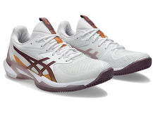 Load image into Gallery viewer, Asics Women&#39;s Solution Speed FF 3 Clay Court (White/Dusty Mauve)
