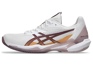 Asics Women's Solution Speed FF 3 Clay Court (White/Dusty Mauve)