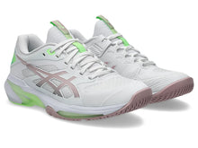 Load image into Gallery viewer, Asics Women's Solution Speed FF 4 Hardcourt (White/Morganite)
