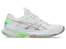 Load image into Gallery viewer, Asics Women's Solution Speed FF 4 Hardcourt (White/Morganite)
