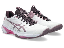 Load image into Gallery viewer, Asics Women's Solution Speed FF 4 Hardcourt (White/Mauve)
