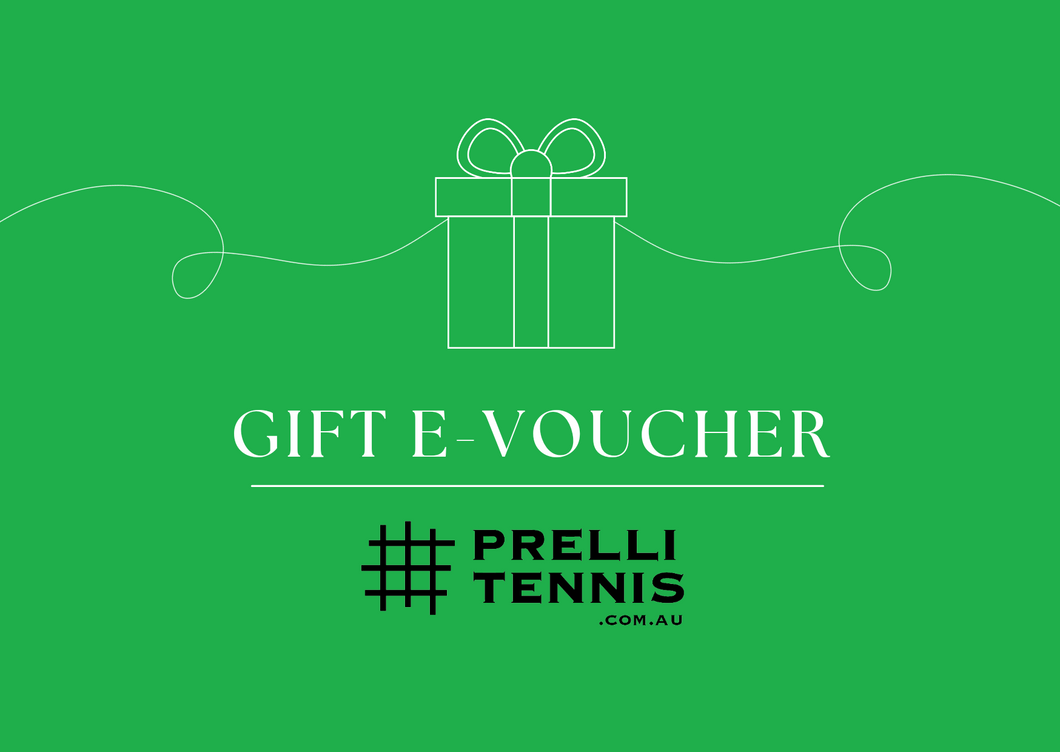 Prelli Tennis ONLINE Store Gift E-Voucher