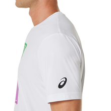 Load image into Gallery viewer, Asics Men&#39;s Court GS Graphic Tennis Tee (White)
