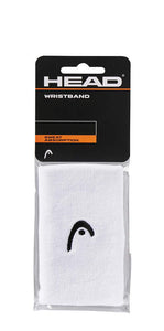 Head Wristband White 5" (2 pack)