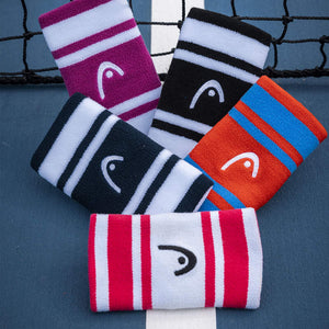 Head Wristband Striped 5" (2 pack) Various Colours