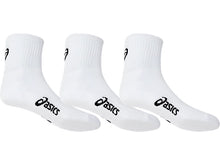 Load image into Gallery viewer, Asics Pace Quarter Sock White (3 pair)
