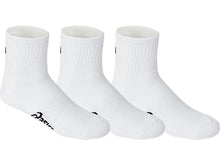 Load image into Gallery viewer, Asics Pace Quarter Sock White (3 pair)
