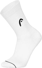 Load image into Gallery viewer, Head Half Cushion Crew Sock (3 pair) White
