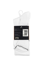 Load image into Gallery viewer, Head Half Cushion Crew Sock (3 pair) White
