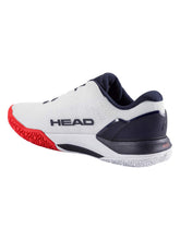 Load image into Gallery viewer, HEAD Men's Revolt Pro 5.0 Tennis Shoes All Court (White/Navy/Red)
