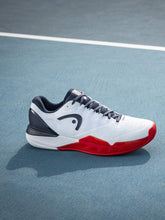 Load image into Gallery viewer, HEAD Men's Revolt Pro 5.0 Tennis Shoes All Court (White/Navy/Red)
