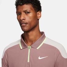 Load image into Gallery viewer, Nike Mens Dri-FIT Advantage Tennis Polo (Smokey Mauve/White)
