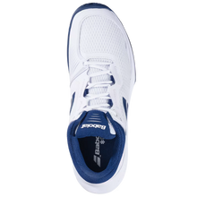 Load image into Gallery viewer, BABOLAT Men's SFX 4 Wide All Court (White/Estate Blue)
