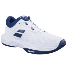 Load image into Gallery viewer, BABOLAT Men's SFX 4 Wide All Court (White/Estate Blue)
