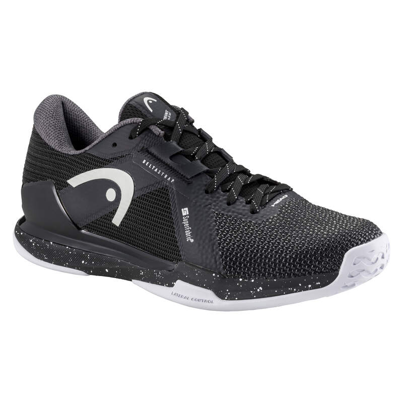 HEAD Men's Sprint Pro 4.0 SF AC Tennis Shoes (Black)