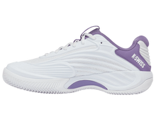 Load image into Gallery viewer, K-Swiss Women's Hypercourt Express 3 Clay Court (White/Purple)
