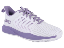 Load image into Gallery viewer, K-Swiss Women's Ultrashot Light Clay Court (White/Purple)

