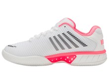 Load image into Gallery viewer, K-Swiss Women's Hypercourt Express 2 All Court (White/Neon Pink/Black)
