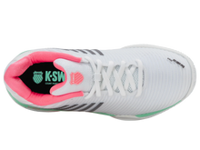 Load image into Gallery viewer, K-Swiss Women's Hypercourt Express 2 CLAY (White/Neon Pink/Black)

