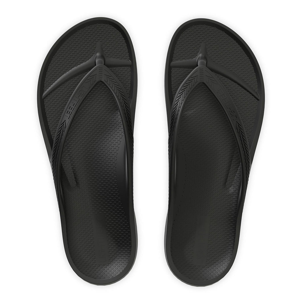 Lightfeet Arch Support Thongs (Black)