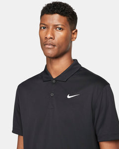 Nike Mens Dri-FIT Tennis Polo (Black)