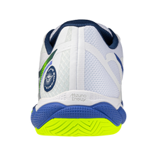 Load image into Gallery viewer, Mizuno Mens Wave Enforce Court - All Court - White/Blue/Yellow
