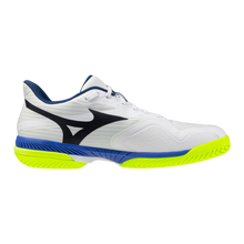 Load image into Gallery viewer, Mizuno Mens Wave Exceed Court All Court (White/Blue/Yellow)

