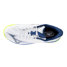 Load image into Gallery viewer, Mizuno Mens Wave Exceed Court All Court (White/Blue/Yellow)
