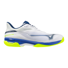 Load image into Gallery viewer, Mizuno Mens Wave Exceed Court All Court (White/Blue/Yellow)

