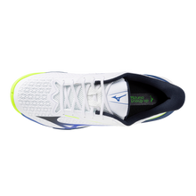 Load image into Gallery viewer, Mizuno Mens Wave Exceed Tour 7 CLAY (White/Blue/Yellow)
