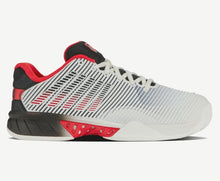 Load image into Gallery viewer, K-Swiss Men&#39;s Hypercourt Express 2 All Court 2E WIDE (Brigtht White/Stretch Limo/Red)
