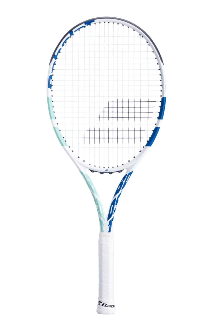 Babolat Boost Drive Racquet - 260g - White/Blue/Green - STRUNG