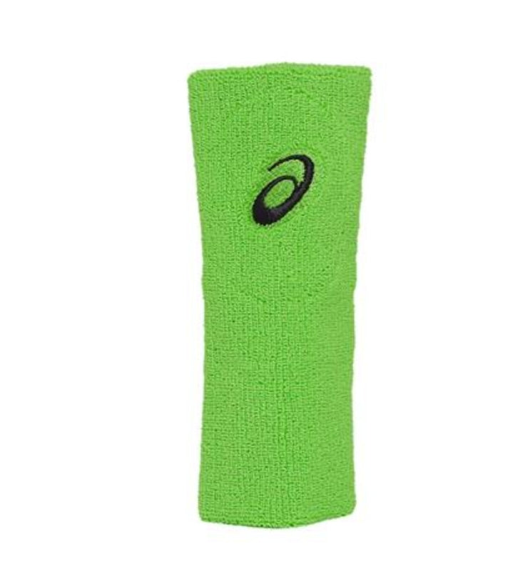 Asics Wristband Wide (Lime) 1 Pack