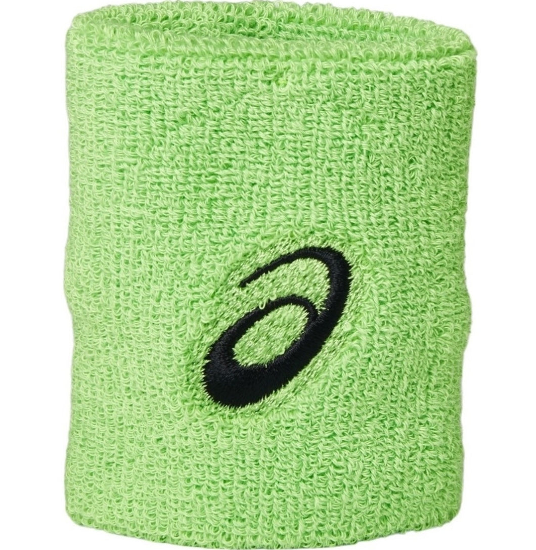 Asics Wristband (Lime) 2 pack