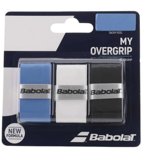 Babolat My Overgrips (3 Pack) (Black/Blue/White)
