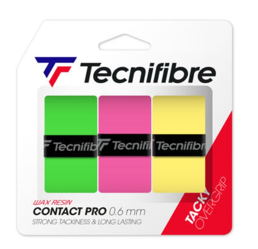 Tecnifibre Contact Pro Overgrips (3 pack-Colour)