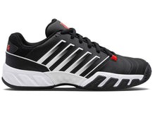 Load image into Gallery viewer, K-Swiss Junior Bigshot 4 AC (Black/White/Poppy Red)
