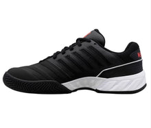 Load image into Gallery viewer, K-Swiss Junior Bigshot 4 AC (Black/White/Poppy Red)
