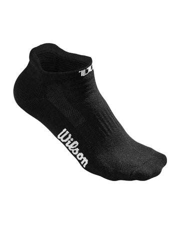 Wilson Women's No Show Sock Black (3 pairs)