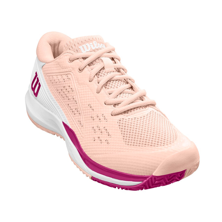 Wilson Women s Rush Pro Ace Scallop White WIDE Prelli Tennis