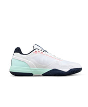 Load image into Gallery viewer, Wilson Men's Rush Pro 5.0 All Court (White/Bay/Fiery Coral)
