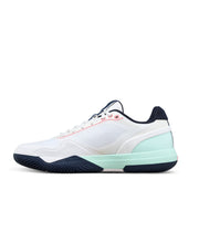Load image into Gallery viewer, Wilson Men's Rush Pro 5.0 All Court (White/Bay/Fiery Coral)
