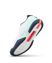 Load image into Gallery viewer, Wilson Men's Rush Pro 5.0 All Court (White/Bay/Fiery Coral)
