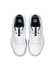 Load image into Gallery viewer, Wilson Men's Rush Pro 5.0 All Court (White/Bay/Fiery Coral)
