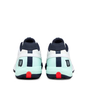 Load image into Gallery viewer, Wilson Men's Rush Pro 5.0 All Court (White/Bay/Fiery Coral)
