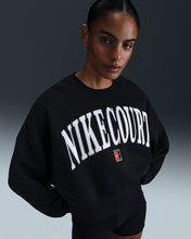 Load image into Gallery viewer, Nike Women&#39;s Phoenix Fleece Oversized Crew-Neck Tennis Sweatshirt

