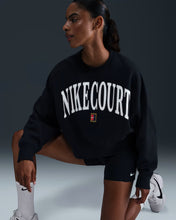 Load image into Gallery viewer, Nike Women&#39;s Phoenix Fleece Oversized Crew-Neck Tennis Sweatshirt
