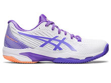 Load image into Gallery viewer, Asics Women&#39;s Solution Speed FF 2 Clay Court (White/Amethyst)
