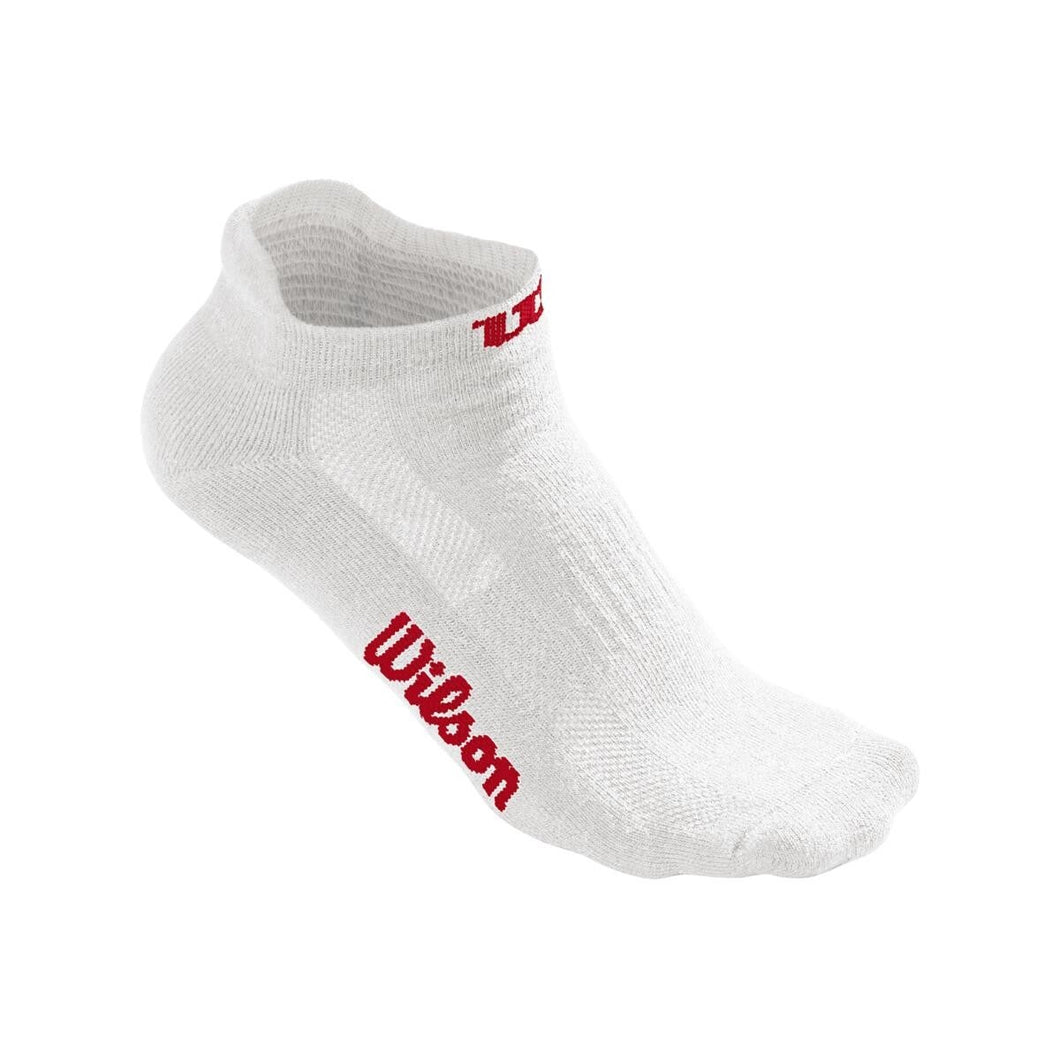 Wilson Women's No Show Sock White (3 pairs)