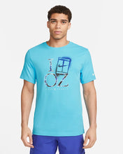 Load image into Gallery viewer, Nike Mens DriFIT OZ Tennis T-Shirt Blue

